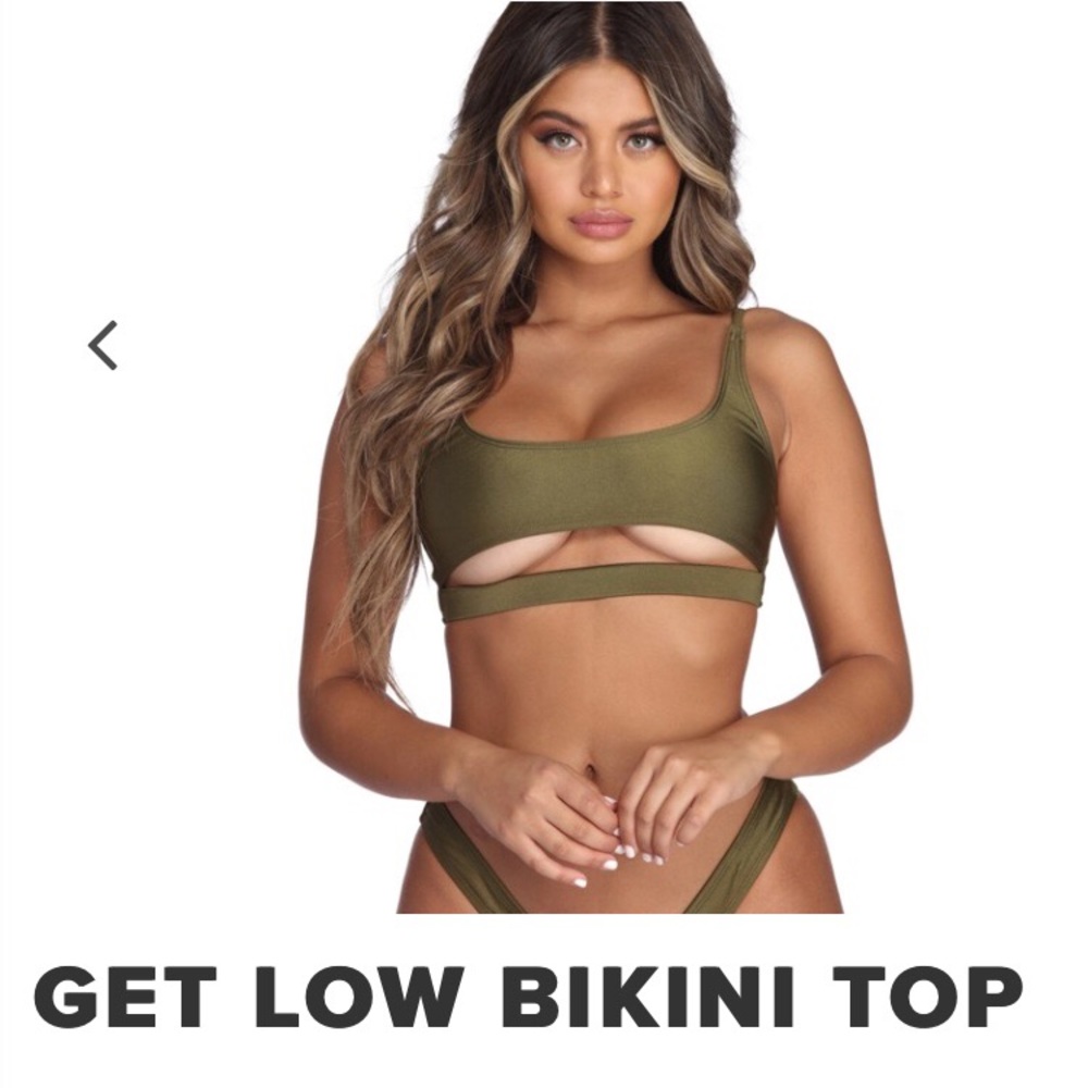 Get Low Bikini top